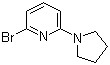 结构式 CAS# 230618-41-4, 2-溴-6-(吡咯烷-1-基)吡啶