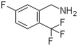 structure of CAS# 231291-14-8, 5-Fluoro-2-(trifluoromethyl)benzylamine