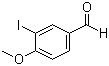 结构式 CAS# 2314-37-6, 3-碘-4-甲氧基苯甲醛