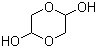 1,4-二氧六环-2,5-二醇分子结构 (CAS 23147-58-2)