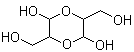 结构式 CAS# 23147-59-3, 3,6-二(羟甲基)-1,4-二恶烷-2,5-二醇
