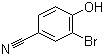 structure of CAS# 2315-86-8, 2-Bromo-4-cyanophenol;3-Bromo-4-hydroxybenzonitrile