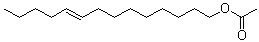 (E)-9-十四碳烯-1-醇乙酸酯分子结构 (CAS 23192-82-7)