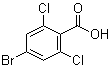structure of CAS# 232275-51-3, 4-Bromo-2,6-dichlorobenzoic acid