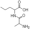structure of CAS# 2325-18-0, DL-Alanyl-DL-norvaline;DL-alpha-Alanyl-DL-norvaline; NSC 89661