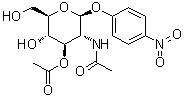 4-Nitrophenyl 2-(acetylamino)-2-deoxy-beta-D-glucopyranoside 3-acetate molecular structure (CAS 23262-57-9)