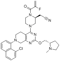 Adagrasib molecular structure (CAS 2326521-71-3)