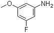 结构式 CAS# 2339-58-4, 3-氟-5-甲氧基苯胺