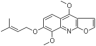 结构式 CAS# 23417-92-7, 7-异戊烯氧基-gamma-花椒碱