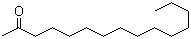 structure of CAS# 2345-28-0, 2-Pentadecanone;Methyl tridecyl ketone