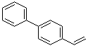 4-乙烯基联苯分子结构 (CAS 2350-89-2)