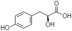 (S)-3-(4-羟基苯基)-2-羟基丙酸分子结构 (CAS 23508-35-2)
