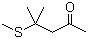 4-甲基-4-甲硫基戊酮-2分子结构 (CAS 23550-40-5)