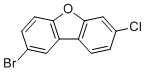 structure of CAS# 2355229-03-5, 2-Bromo-7-chlorodibenzo[b,d]furan