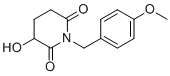 结构式 CAS# 2357109-89-6, 3-羟基-1-(4-甲氧基苄基)哌啶-2,6-二酮