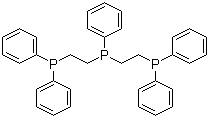 双(2-二苯基膦乙基)苯基膦分子结构 (CAS 23582-02-7)