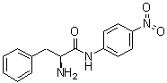 structure of CAS# 2360-97-6, (alphaS)-alpha-Amino-N-(4-nitrophenyl)benzenepropanamide;L-Phenylalanine 4'-nitroanilide; L-Phenylalanine p-nitroanilide; L-Phenylalanyl-p-nitroanilide; Phenylalanyl-p-nitroanilide