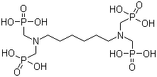 structure of CAS# 23605-74-5, Hexamethylenebis(nitrilodimethylene)tetraphosphonic acid;(1,6-Hexanediylbis(nitrilobis(methylene)))tetrakisphosphonic acid; HDTMP