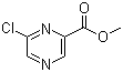 structure of CAS# 23611-75-8, Methyl 6-chloro-2-pyrazinecarboxylate