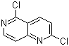 structure of CAS# 23616-35-5, 2,5-Dichloro-1,6-naphthyridine