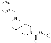 2-苄基-2,9-二氮杂螺[5.5]十一烷-9-羧酸叔丁酯分子结构 (CAS 236406-48-7)