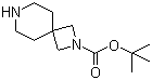 结构式 CAS# 236406-55-6, 2-叔丁氧羰基-2,7-二氮杂螺[3.5]壬烷