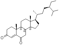 Stigmast-4-ene-3,6-dione molecular structure (CAS 23670-94-2)