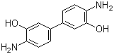 structure of CAS# 2373-98-0, 3,3'-Dihydroxybenzidine;4,4'-Diaminobiphenyl-3,3'-diol