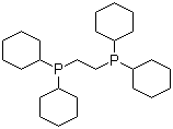 1,2-双(二环己基膦基)乙烷分子结构 (CAS 23743-26-2)