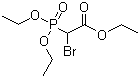 2-溴-2-磷酰基乙酸三乙酯分子结构 (CAS 23755-73-9)
