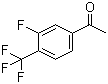 structure of CAS# 237761-81-8, 3'-Fluoro-4'-(trifluoromethyl)acetophenone;1-[3-Fluoro-4-(trifluoromethyl)phenyl]ethanone