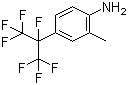 structure of CAS# 238098-26-5, 2-Methyl-4-heptafluoroisopropylaniline;2-Methyl-4-(1,1,1,2,3,3,3-heptafluoro-2-propyl)aniline