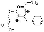 structure of CAS# 23828-14-0, Glycyl-L-phenylalanyl-L-serine;Glycylphenylalanylserine