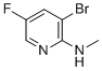 3-bromo-5-fluoro-N-methylpyridin-2-amine molecular structure (CAS 2385124-34-3)