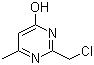 结构式 CAS# 23862-02-4, 2-氯甲基-6-甲基嘧啶-4-醇
