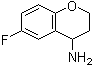 structure of CAS# 238764-22-2, 6-Fluorochroman-4-amine;6-Fluoro-3,4-dihydro-2H-1-benzopyran-4-amine