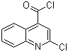 structure of CAS# 2388-32-1, 2-Chloroquinoline-4-carbonyl chloride