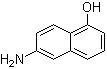 结构式 CAS# 23894-12-4, 6-氨基-1-萘酚