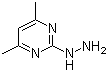 2-肼基-4,6-二甲基嘧啶分子结构 (CAS 23906-13-0)