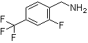 结构式 CAS# 239087-05-9, 2-氟-4-(三氟甲基)苄胺
