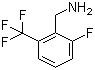 2-氟-6-三氟甲基苄胺分子结构 (CAS 239087-06-0)