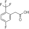 结构式 CAS# 239135-52-5, 5-氟-2-三氟甲基苯乙酸