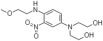 1-[(2'-Methoxyethyl)amino]-2-nitro-4-[di-(2'-hydroxyethyl)amino]benzene molecular structure (CAS 23920-15-2)