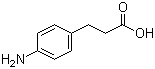 结构式 CAS# 2393-17-1, 3-(4-氨基苯基)丙酸