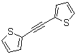 1,2-二(2-噻吩基)乙炔分子结构 (CAS 23975-15-7)