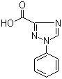 结构式 CAS# 24036-63-3, 1-苯基-1H-[1,2,4]三唑-3-甲酸