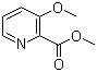 3-甲氧基吡啶-2-甲酸甲酯分子结构 (CAS 24059-83-4)