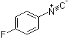 结构式 CAS# 24075-34-1, 1-氟-4-异氰基苯