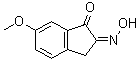 structure of CAS# 24077-98-3, 2-(Hydroxyimino)-6-methoxy-2,3-dihydro-1H-inden-1-one;6-Methoxy-2-(hydroxyimino)-1-indanone; NSC 338226