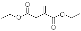 structure of CAS# 2409-52-1, Itaconic acid diethyl ester;2-Methylenebutanedioic acid 1,4-diethyl ester; (Methylene)butanedioic acid diethyl ester; Diethyl itaconate;  Diethyl methylenesuccinate; Ethyl itaconate;  NSC 1794; NSC 67389